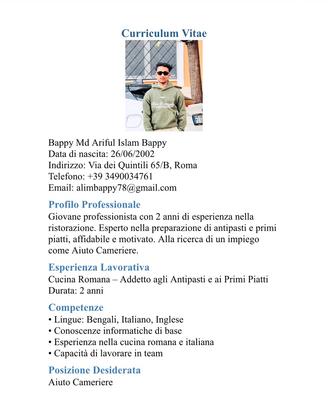 Aiuto cameriere