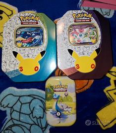 3 tin pokemon 30 anniversario