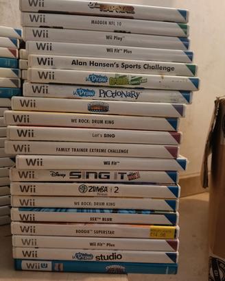 lotto 120 giochi Nintendo wii