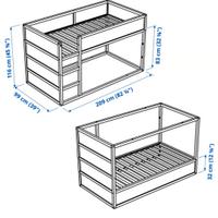 Letto bambini Ikea Kura 