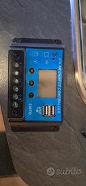 caricabatteria pannello solare pwm 12v  con usb