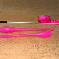 Clavette e nastro per Ginnastica Ritmica