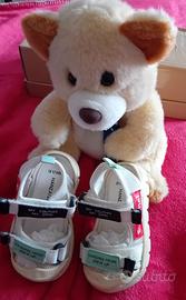 sandalo Hanzaizai N.16 bambino con Peluche orso