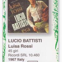 Card n. 2 allegata alla Rivista Raro - Lucio Batti