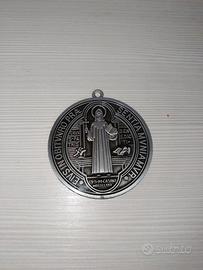Medaglia San Benedetto Croce Protezione fede 