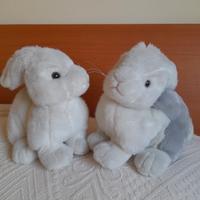 Peluche coppia conigli