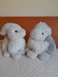 Peluche coppia conigli