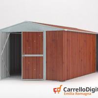 Box prefabbricato in acciaio 360x430 fin legno