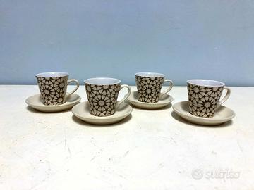 Set 4 tazzine da caffè