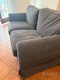 Divano 2 posti,grigio