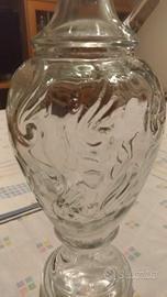 Antica bottiglia vetro caraffa liquore