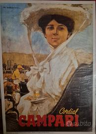 riproduzione vecchio manifesto del Campari