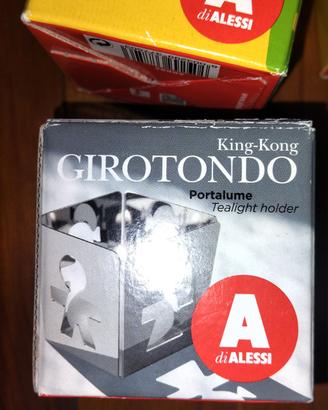 Set 4 porta candele Girotondo by Alessi 