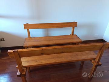 Panchine in legno
