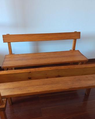 Panchine in legno