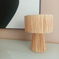 Lampada in rafia 