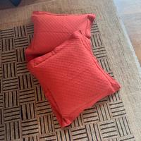 Coppia cuscini arredo corallo