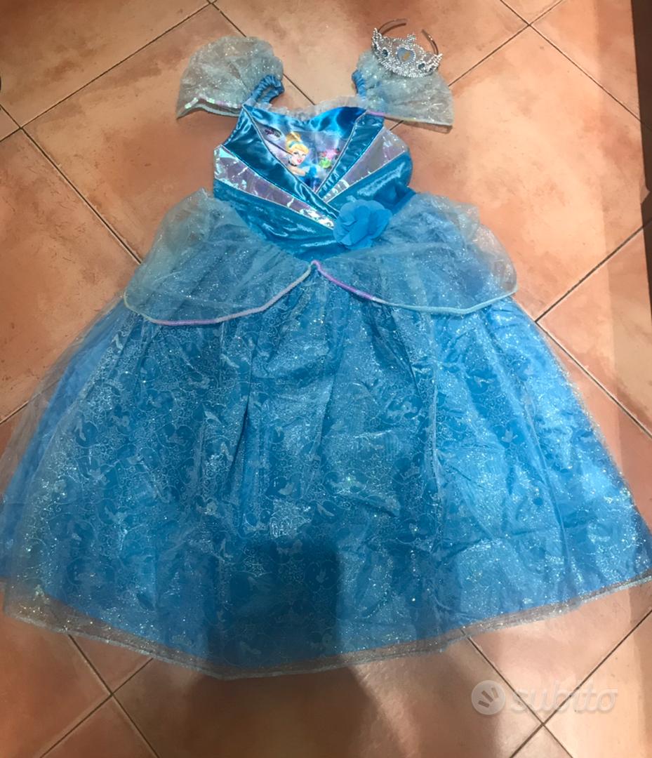 Costume Principessa Cenerentola bambina 1 - 2 anni vestito di carnevale