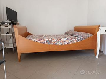 Letto a barca dessin moderno di ciliegio