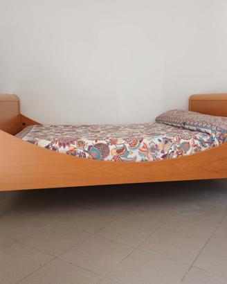 Letto a barca dessin moderno di ciliegio