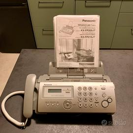 Fax Panasonic KX-FP207 con telefono e manuali