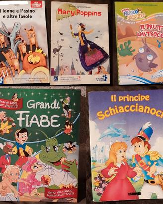 Lotto 5 Libri Grandi Fiabe e Storie per Bambini