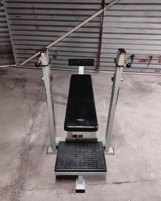 Panca Piana Professionale con Supporto – Home gym