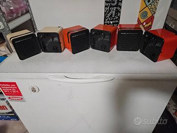 brionvega cubo 505 rossa e bianca 