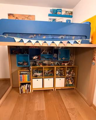 Cameretta Dear Kids con letto a soppalco