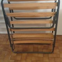 Letto Pieghevole con Doghe in Legno