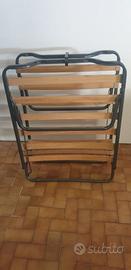 Letto Pieghevole con Doghe in Legno