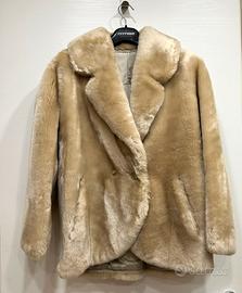 Giaccone pelliccia montone rovesciato