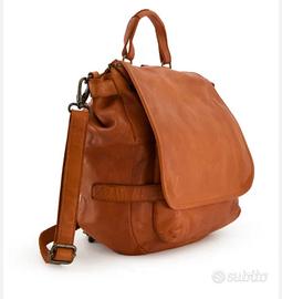 Zaino/borsa Verapelle . Pelle 100%. Made in Italy