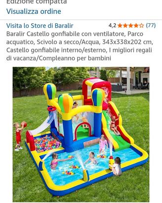 castello gonfiabile 