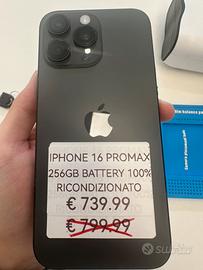IPHONE 16 PRO MAX 256GB