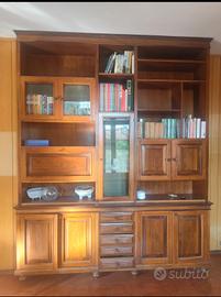 libreria in legno anni 70