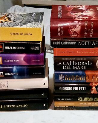 libri Ken Follet, Wilbur Smith, Giorgio Faletti ed