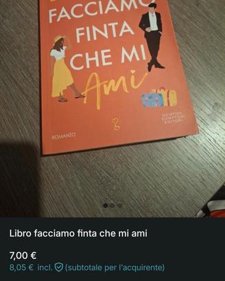 libro facciamo finta che mi ami