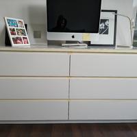 Cassettiera bianca Ikea 160X78X48