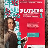 Libro di letteratura francese "Plumes 1"