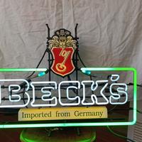 2 insegne luminose beck's