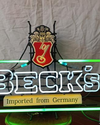 2 insegne luminose beck's