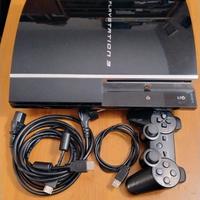 PlayStation 3 fat con gioco e cavi