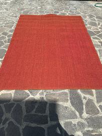 Tappeto in Juta Rosso Terracotta 180x250 cm 🧶