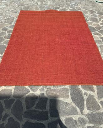Tappeto in Juta Rosso Terracotta 180x250 cm 🧶