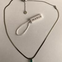 Collana con cubic zirconia verde smeraldo Marlù