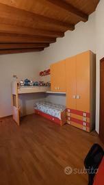 Camera con letto a castello