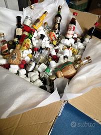 raccolta di bottiglie mignon 