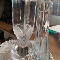 2 Vasi : cristallo Lalique & Baccarat