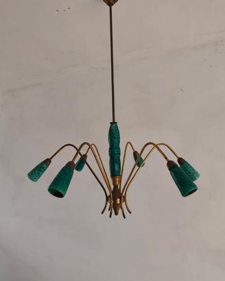 lampadario sputnik a 6 luci 